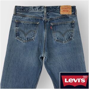 Vintage Levis 501xx Mens‎ Jeans Original Fit Blue Denim Actual Size 34 x 31